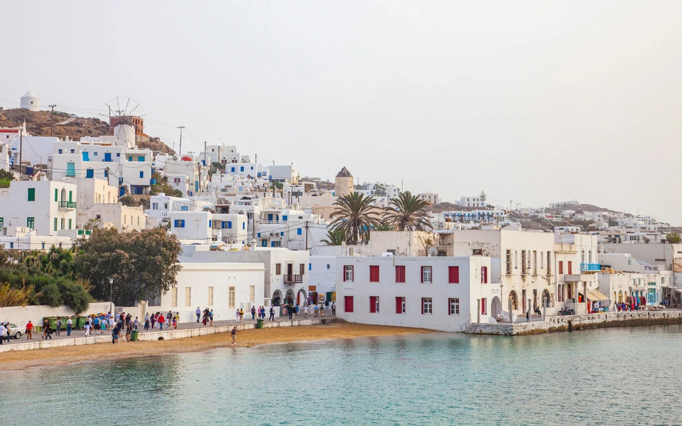 Mykonos main background